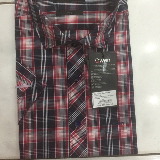 Áo sơ mi tay cộc OWEN