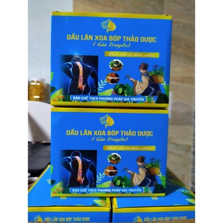 Dầu lăn xoa bóp thảo dược gia chuyền - hộp 12 chai
