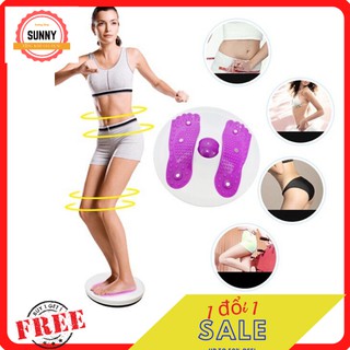 Bàn xoay eo massage bấm huyệt hình bàn chân (MS02) thaylamua