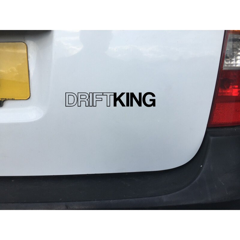 Sticker &quot;Drift King&quot; dán trang trí xe ô tô 15.8cmx2.5cm