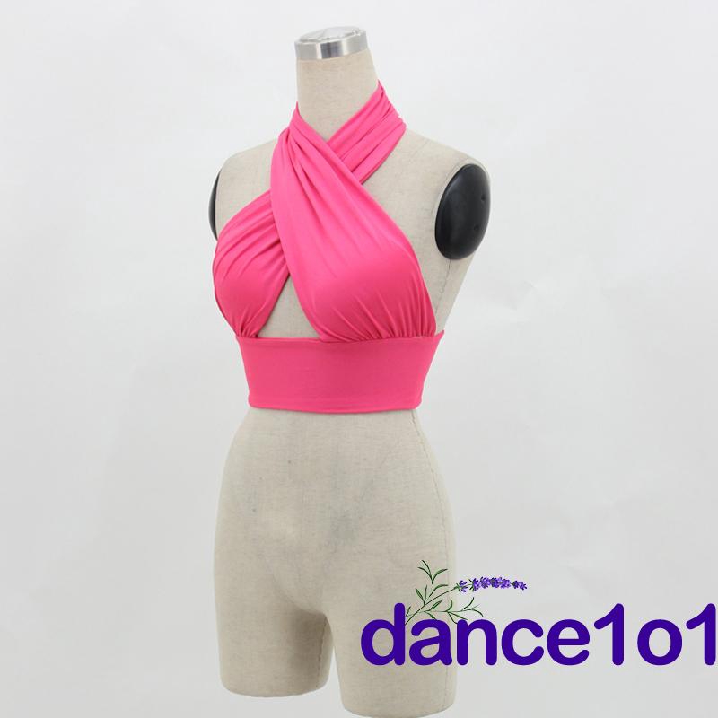 Áo crop top cổ yếm kiểu dáng thời trang quyến rũ dành cho nữ