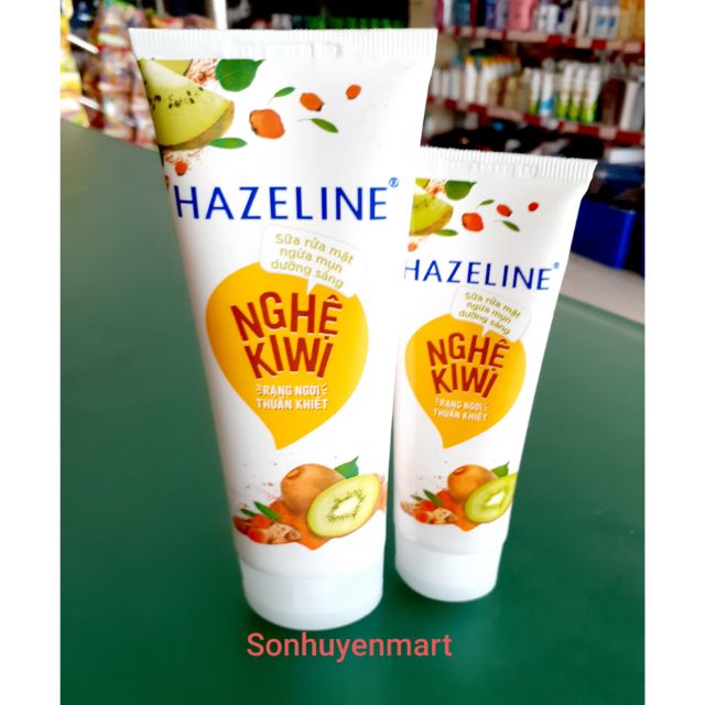 Sữa rửa mặt Hazeline Nghệ kiwi