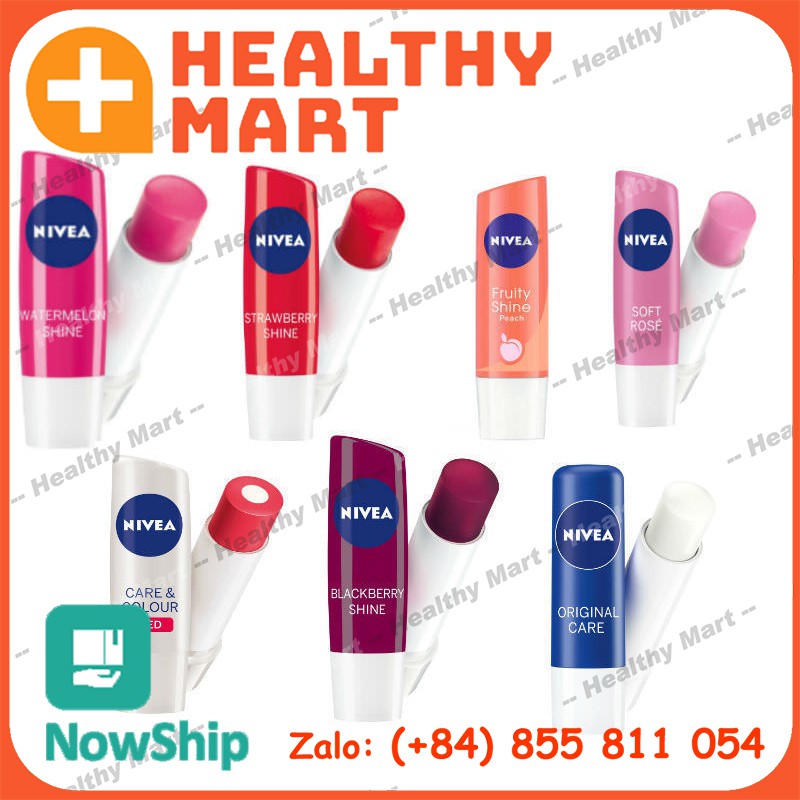 ✔️️️[Chính Hãng] Son dưỡng môi NIVEA hương hoa quả