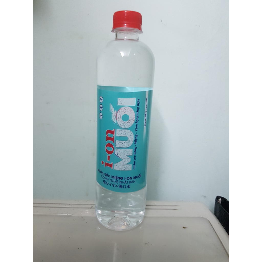 Nước Muối Sinh Lý Súc Miệng Ion Muối Hương Biển Nacl 0.9% Công Nghệ Nhật Bản Chai 680ml