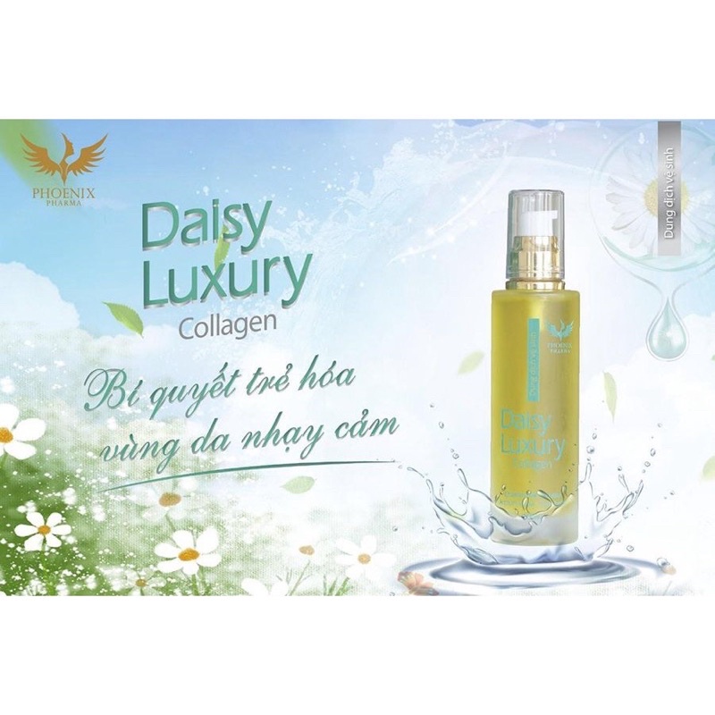 Dung dịch vệ sinh nam nữ Phoenix Pharma, nước rửa phụ khoa vệ sinh vùng kín Daisy Luxury 100ml