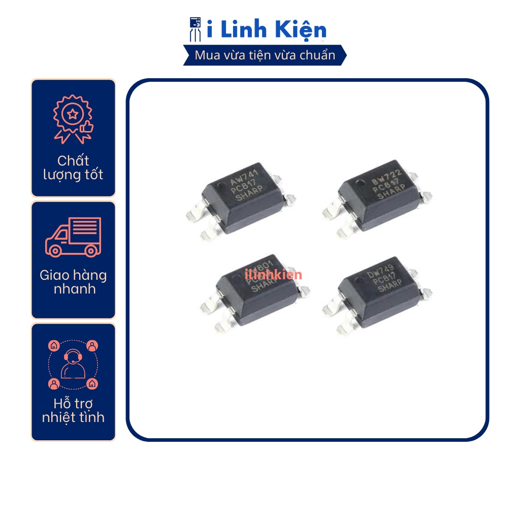 IC quang PC817 EL817 LTV817 chính hãng.