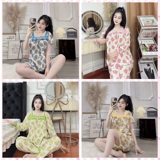 Bộ đồ bầu và sau sinh MAMADRESS thiết kế hoạ tiết RẺ ĐẸP áo NƠ NGỰC có khoá ti tiện lợi mặc ở cữ ở nhà thoải mái