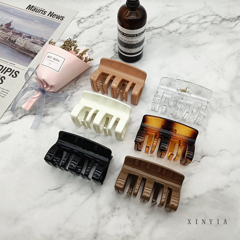 Kẹp Tóc Acetate Nhiều Màu Tùy Chọn Phong Cách Hàn Quốc Thời Trang