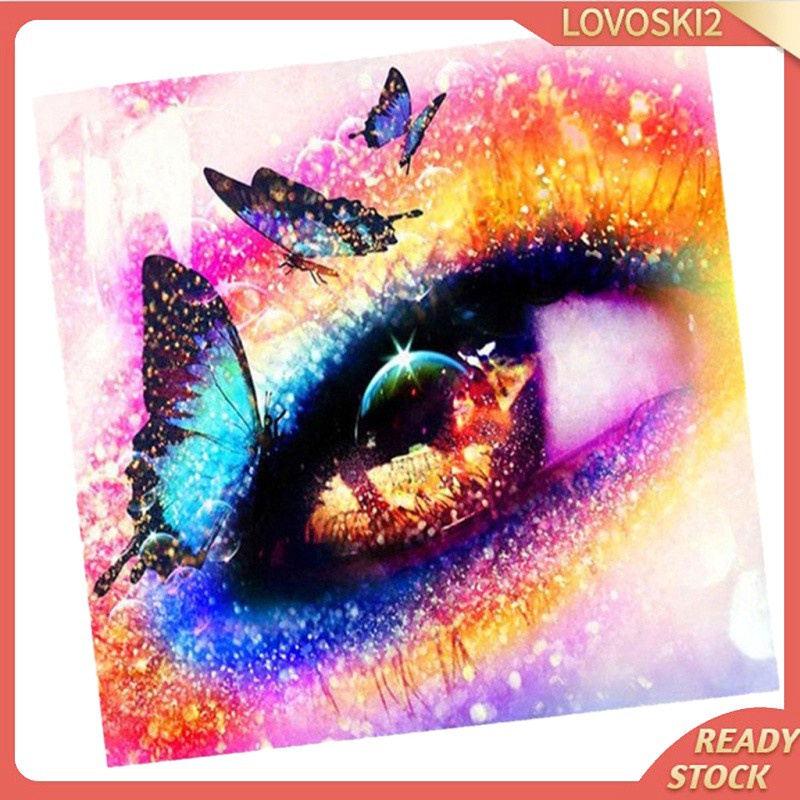 [LOVO] Diamond DIY Painting Embroidery Rhinestone Eye Painting Cross Stitch Kits A