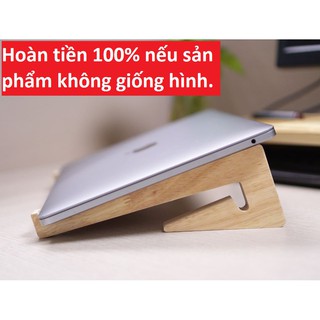 Giá đỡ laptop đa năng, đế tản nhiệt laptop, macbook cao cấp kiêm kệ đỡ máy tính bằng gỗ