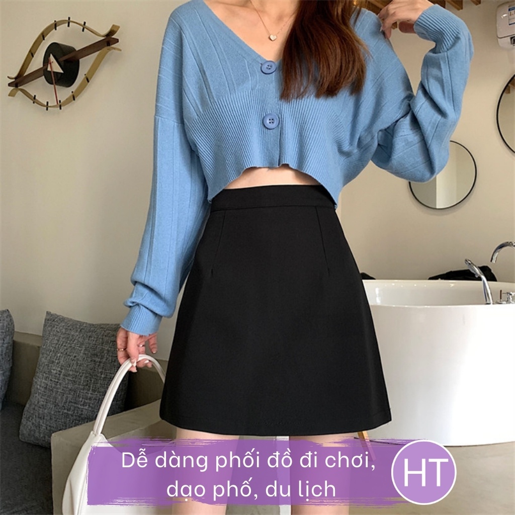 Chân Váy Chữ A ❤️ Trơn Dáng Ngắn Dành Cho Nữ HT4 | BigBuy360 - bigbuy360.vn