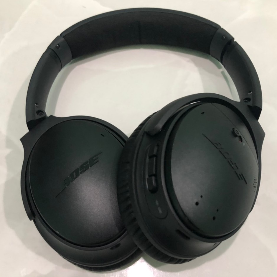 Tai nghe Bluetooth chống ồn Bose QC35 seri 1 màu đen hàng xách tay Mỹ fullbox