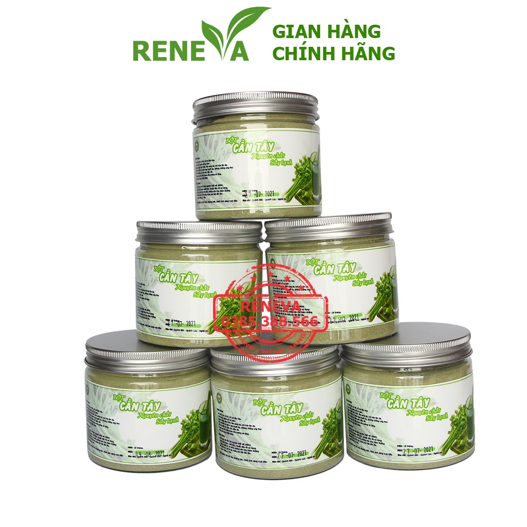 Bột Cần Tây Túi 100gr Bột Cần Tây Sấy Lạnh Giảm Cân Nhanh An Toàn Da Xinh Dáng Đẹp Vạn Người Mê BCT02 RENEVA