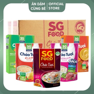 Combo thùng cháo tươi SG FOOD cho bé đủ 25 vị 240g 89360