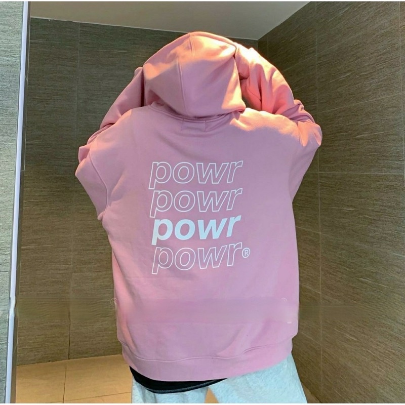 Áo khoác nam nữ from rộng, Áo khoác nỉ cotton hai lớp POWR
