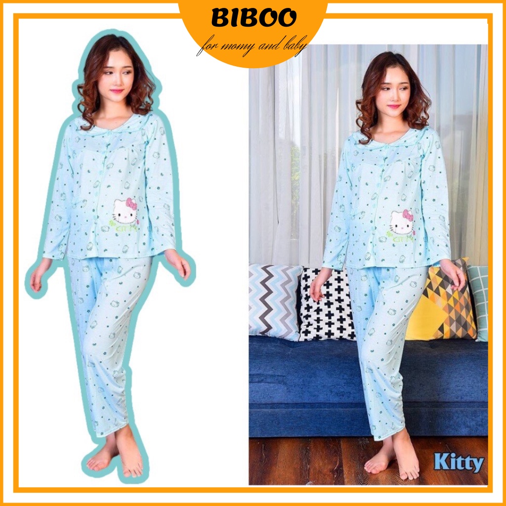 Bộ bầu bộ sau sinh chất liệu cotton cho mẹ