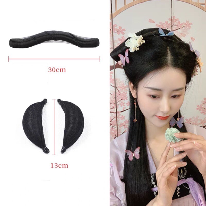 Bộ búi tóc cổ trang uốn ngang