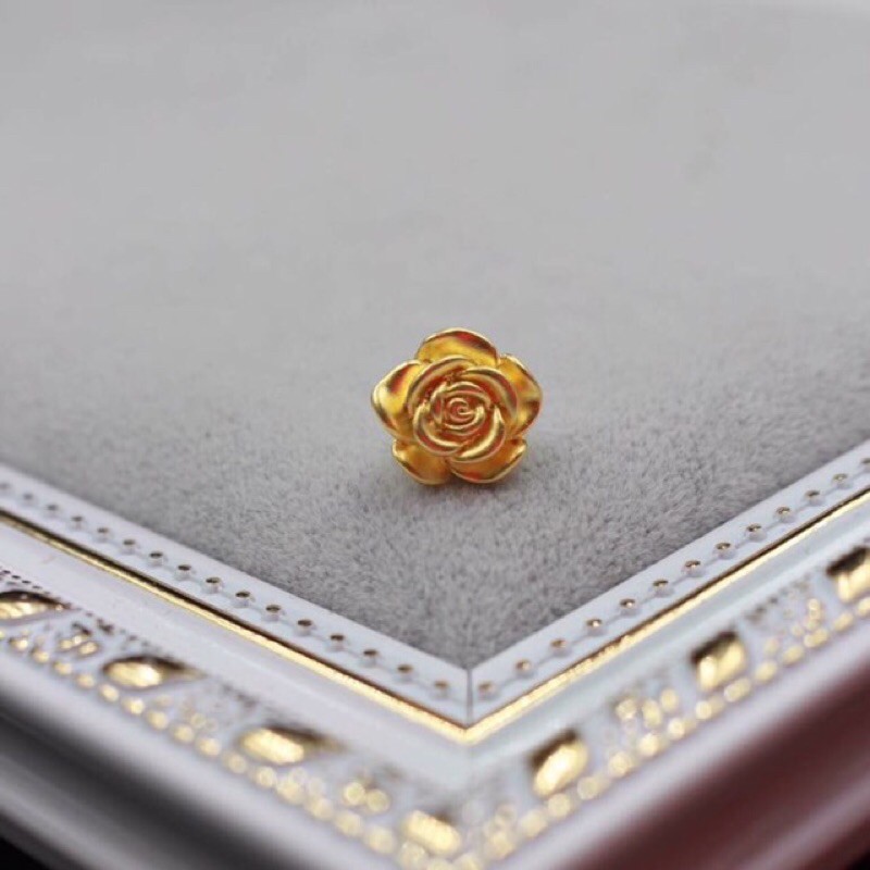 Charm Bông Hồng cao cấp Mic vòng handmade