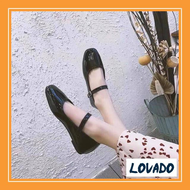 Giày bệt hài đế bằng (da bóng) xinh xắn