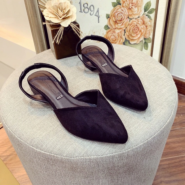 [HÀNG SẴN] GIÀY BÚP BÊ MŨI NHỌN ĐƠN GIẢN