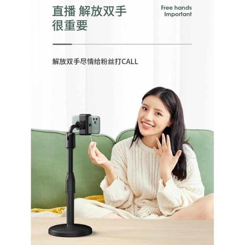 [FREESHIP] Giá Đỡ, Kẹp Điện Thoại Để Bàn Quay Video Tiện Lợi