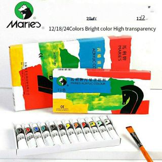 Màu acrylic chuyên tô và trộn với đất nặn, tranh tường.