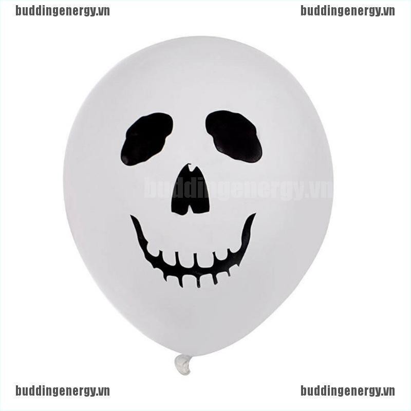 Set 2 Bong Bóng Họa Tiết Đầu Lâu 12 &quot;Dùng Để Trang Trí Halloween Tiện Dụng