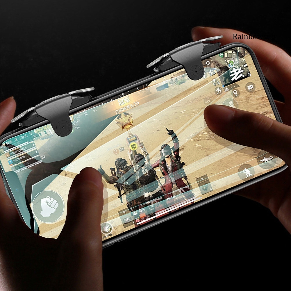 Set 2 Nút Điều Khiển Chơi Game S03 Bằng Kim Loại Cho Điện Thoại Android / Ios