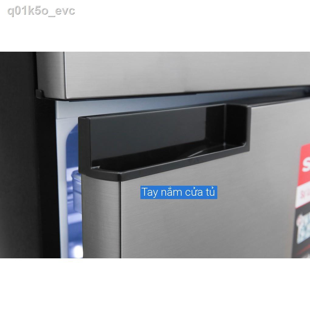 ▤✵SJ-X176E-SL | SJ-X176E-DSS | Tủ lạnh Sharp Inverter 165 lít