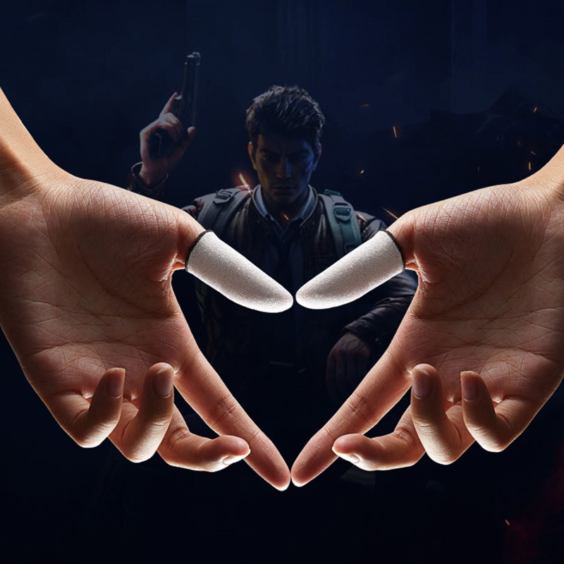 1 Cặp Bọc Ngón Tay Chơi Game Điện Thoại Tiện Dụng