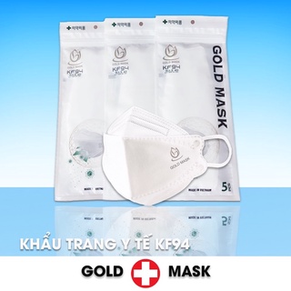 Khẩu trang 4d kf94 gold mask 50 cái/100 cái