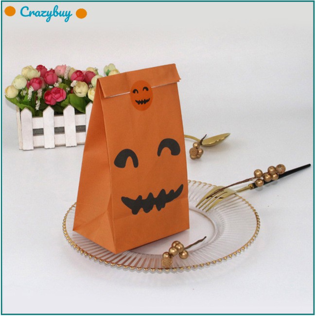 (Shop Crazy) Túi Giấy Đựng Bánh Kẹo Họa Tiết Halloween