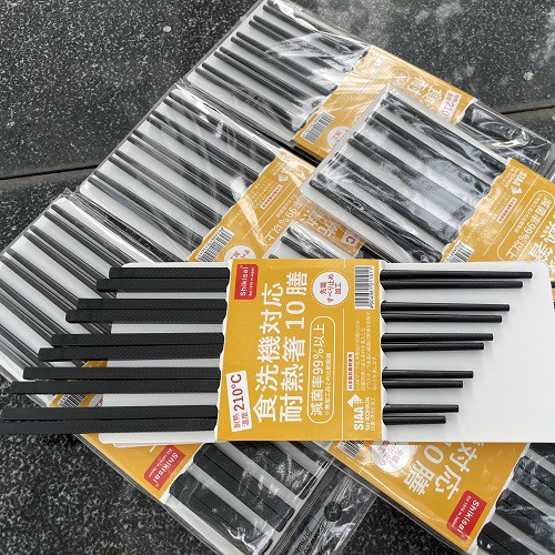 Đũa Kháng Khuẩn Nhật Bản Shikisai- Made In Japan (1 bộ 10 đôi đũa) | BigBuy360 - bigbuy360.vn