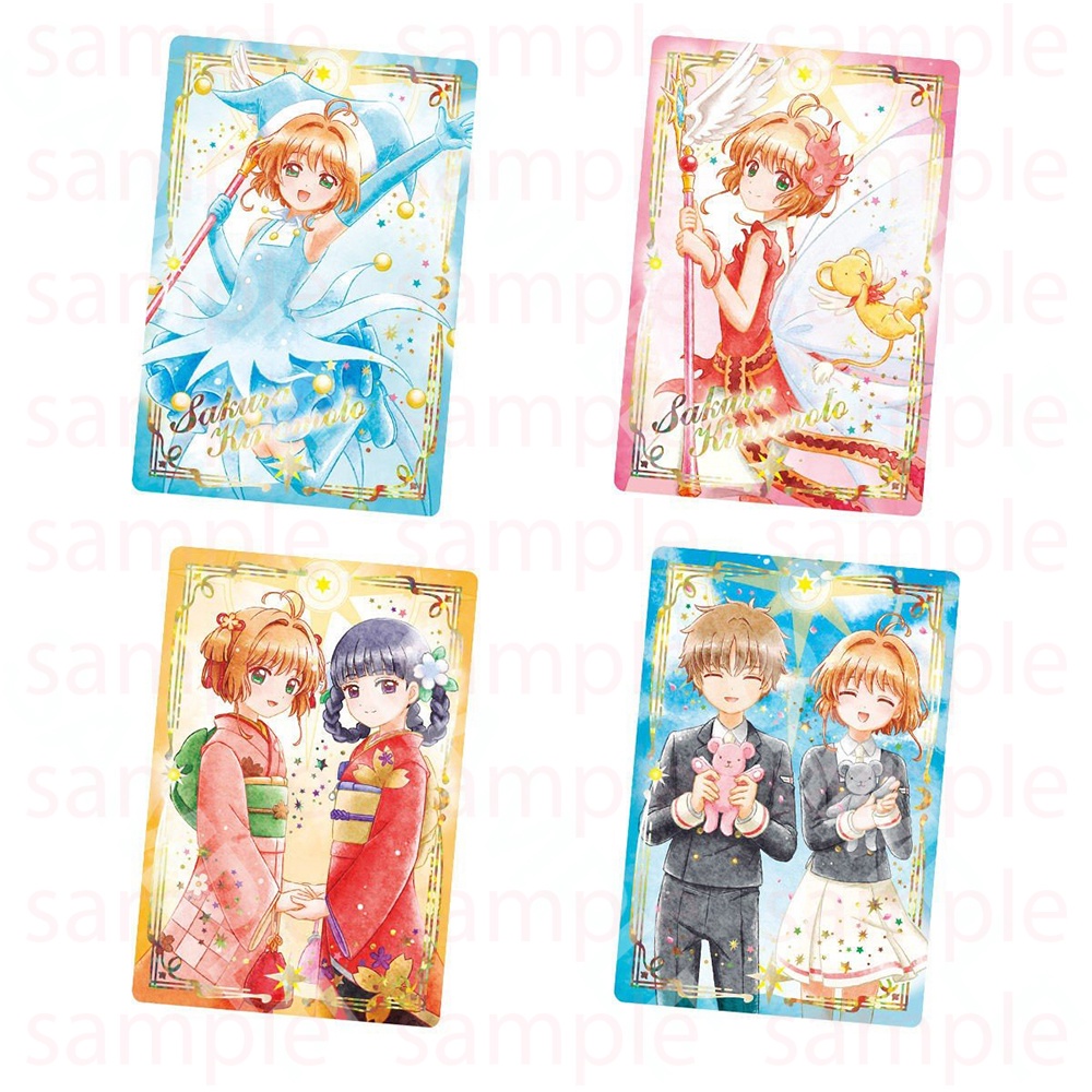 M1 Ảnh card bo góc in hình THỦ LĨNH THẺ BÀI Cardcaptor Sakura thẻ bo viền 5*8cm anime chibi xinh xắn sưu tầm