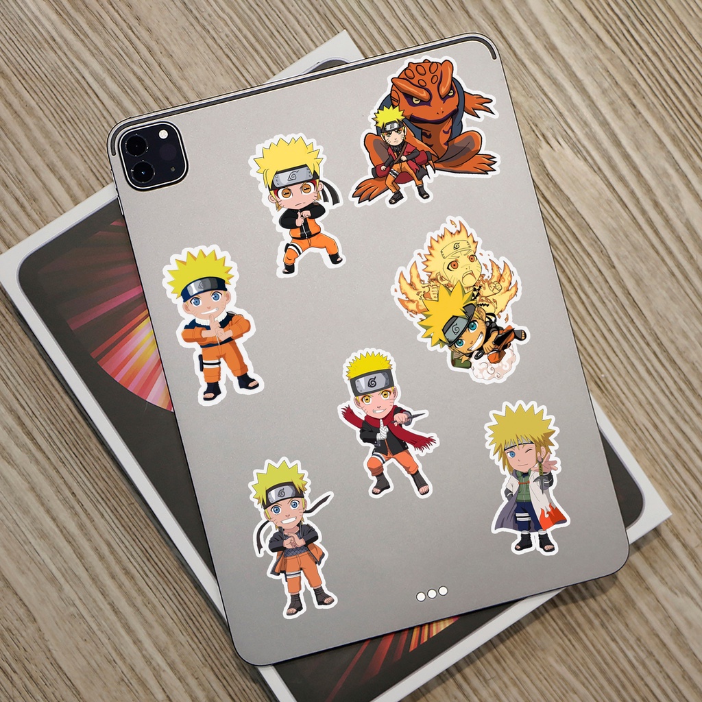 Sticker Naruto Chống Nước - Sticker Dán Laptop, Điện Thoại, Đàn Guitar, Mũ Bảo Hiểm, Vali