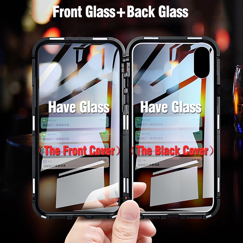 Ốp điện thoại bảo vệ hai mặt trước+sau cho iPhone12 Pro 11 7/8 7 8 plus X/XS XR XSMax | BigBuy360 - bigbuy360.vn