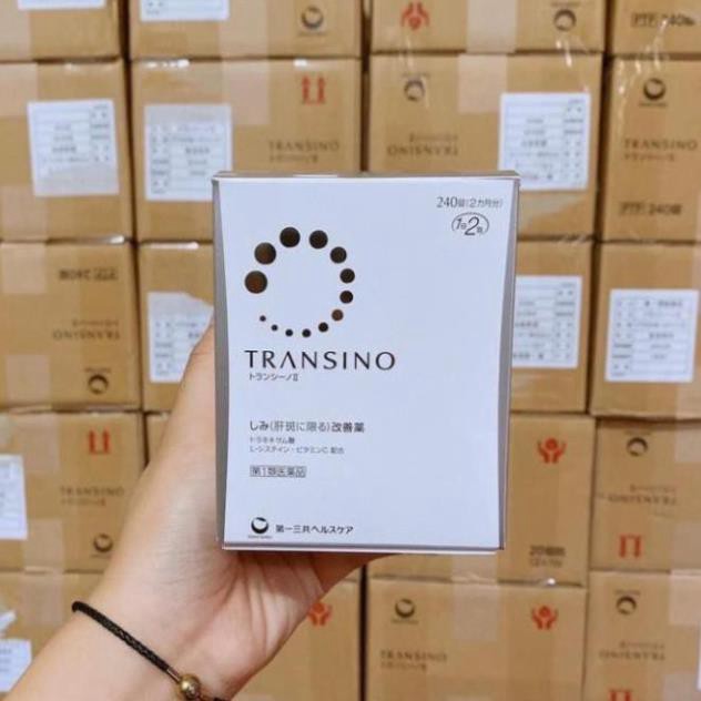 Viên Uống mờ_Nám, Trắng_Da Transino 240 Viên Nhật Bản - HÀNG CHÍNH HÃNG BAO CHUẨN | Thế Giới Skin Care