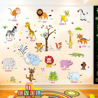 Decal vườn thú N260