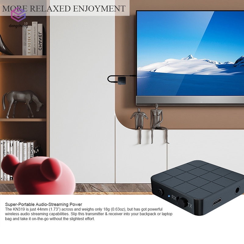 Thiết Bị Nhận Tín Hiệu Âm Thanh Bluetooth 5.0 Cho Xe Hơi