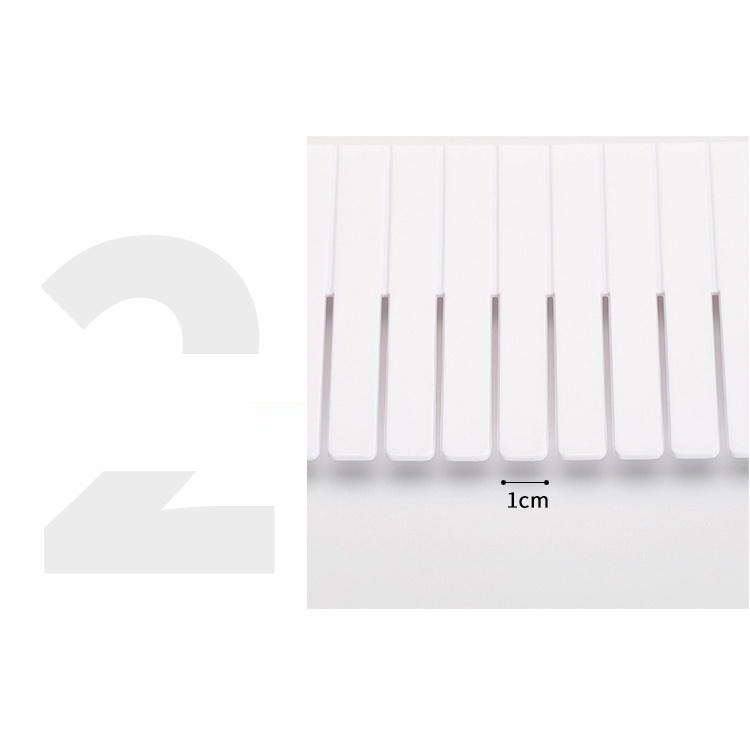 Thanh chia ngăn tủ, thanh nhựa chia ngăn kéo đa năng nhựa ABS dày dẻo và cứng cáp ADD101