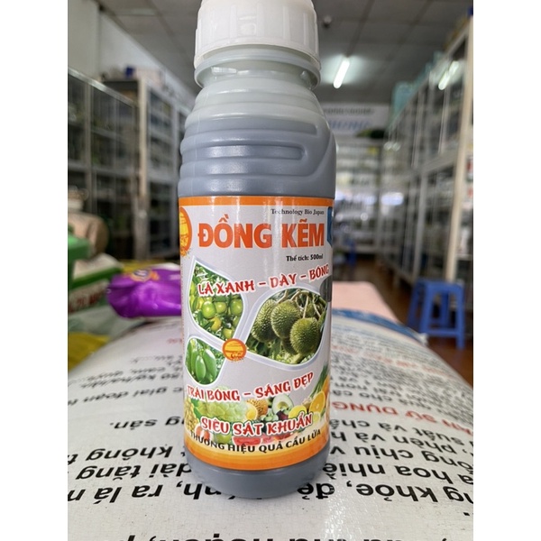ĐỒNG KẼM BIO JAPAN GIÚP CÂY XANH LÁ, DÀY LÁ, BÓNG TRÁI, SÁNG ĐẸP 500ml