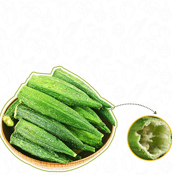 Đậu bắp sấy giòn 100gr/gói