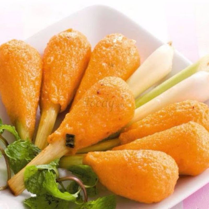Khay 500gr Chạo Cá Sả tạo hình đùi gà Mỹ Sa Food