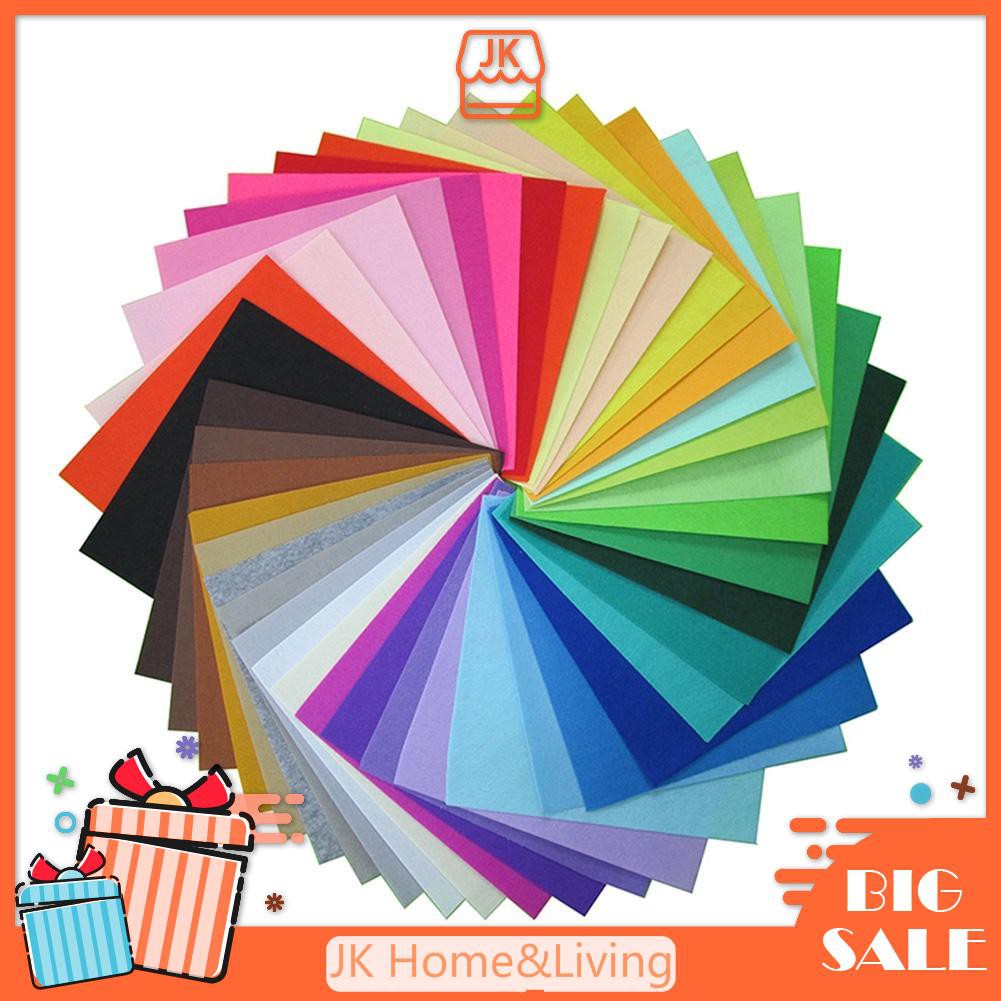 Set 40 Miếng Vải Polyester 10x10cm Nhiều Màu Chuyên Dụng May Vá Đồ Thủ Công
