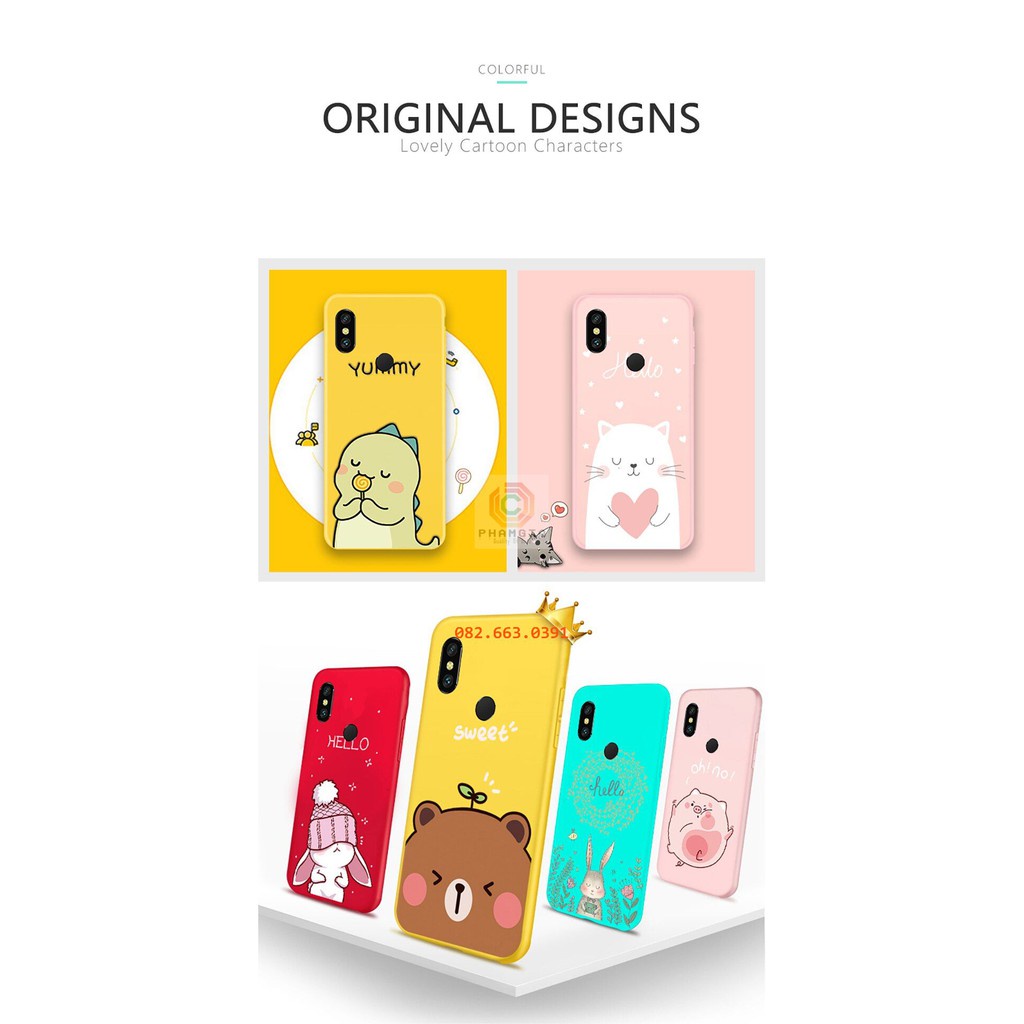 Ốp lưng Xiaomi Note 6/ Note 6 pro dẻo in hình dễ thương