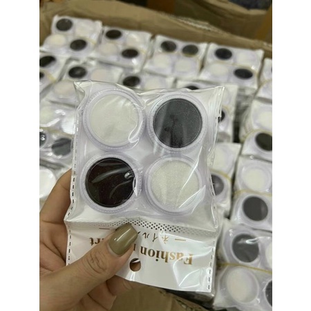 Set kim tuyến rắc trắng đen trang trí móng lấp lánh - Sushi nail mi