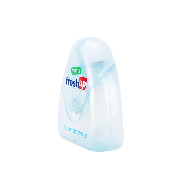 CHỈ NHA KHOA FRESSH UP. Model: OralB 010. Chất liệu tơ tằm nha kho, vệ sinh không gây tổn thương