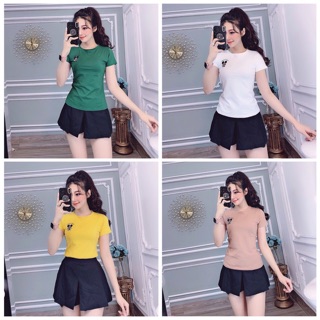 Áo thun Thái thêu chuột MICKEY siêu xinh