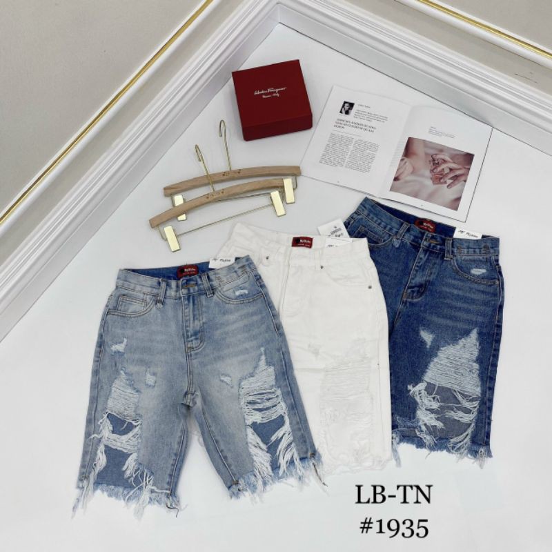Quần jean ngố rách hàng QCL1