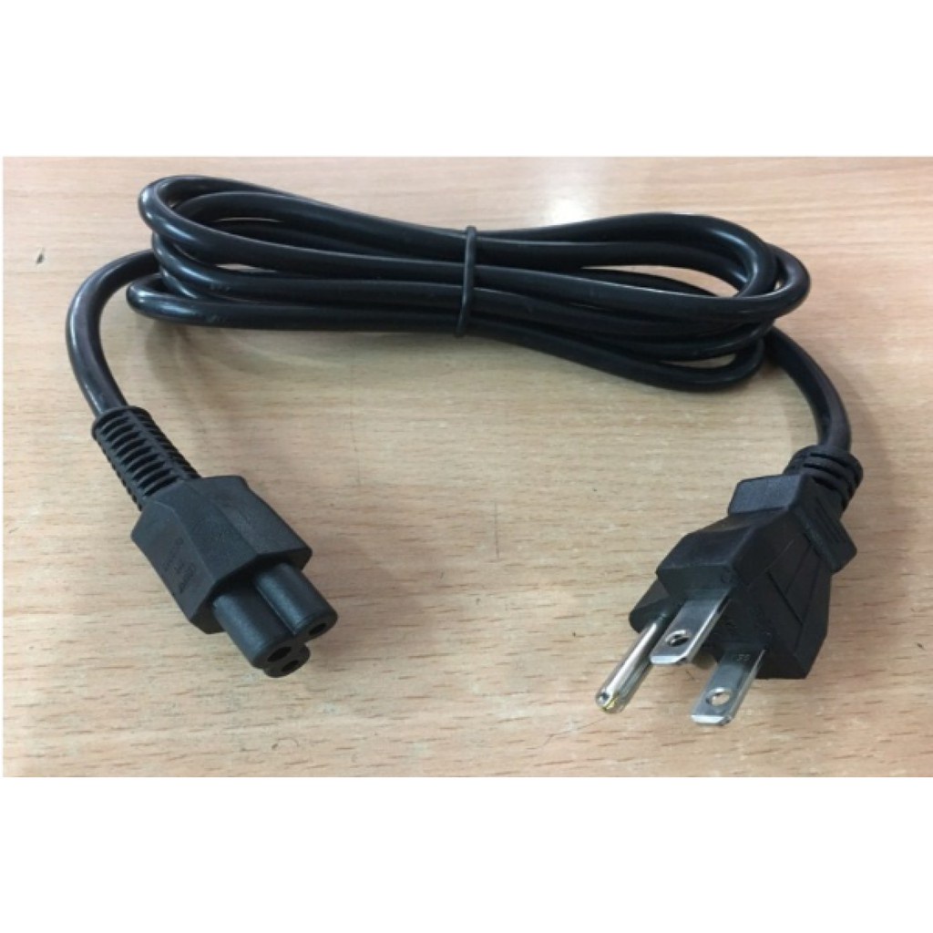 Dây Nguồn Laptop Dẹt Dài 1.5m. Dây nguồn dẹt  cắm cho adapter Laptop, adapter nguồn.DNLD1